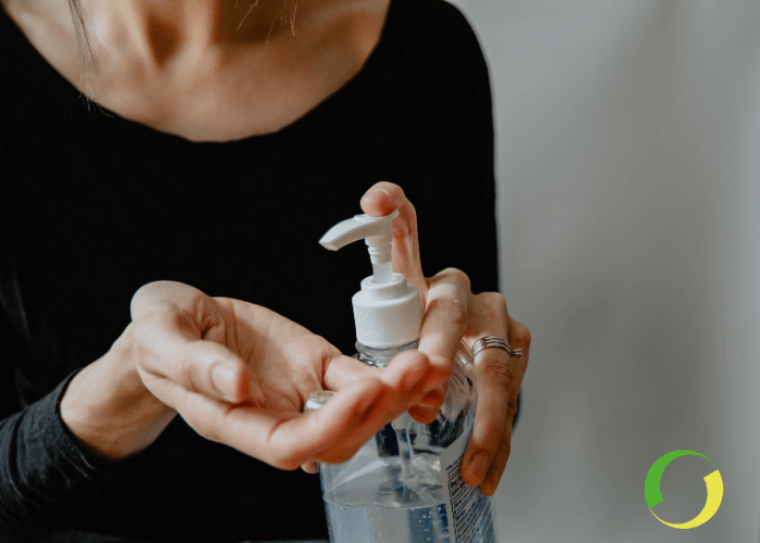 steba packaging hand sanitizer