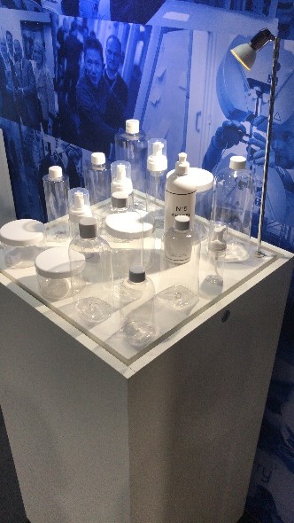 Punto espositivo packaging allo stand PCD 2022