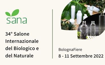 SANA 2022, 34° SALONE INTERNAZIONALE DEL BIOLOGICO E DEL NATURALE
