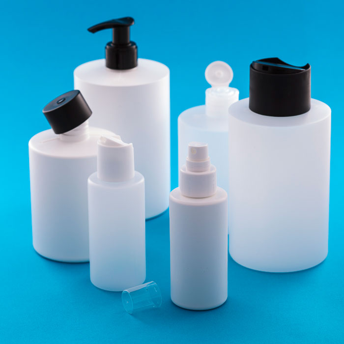 Flaconi in plastica per l'industria farmaceutica